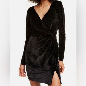 NWT TRIXXI Black Sparkle Dress